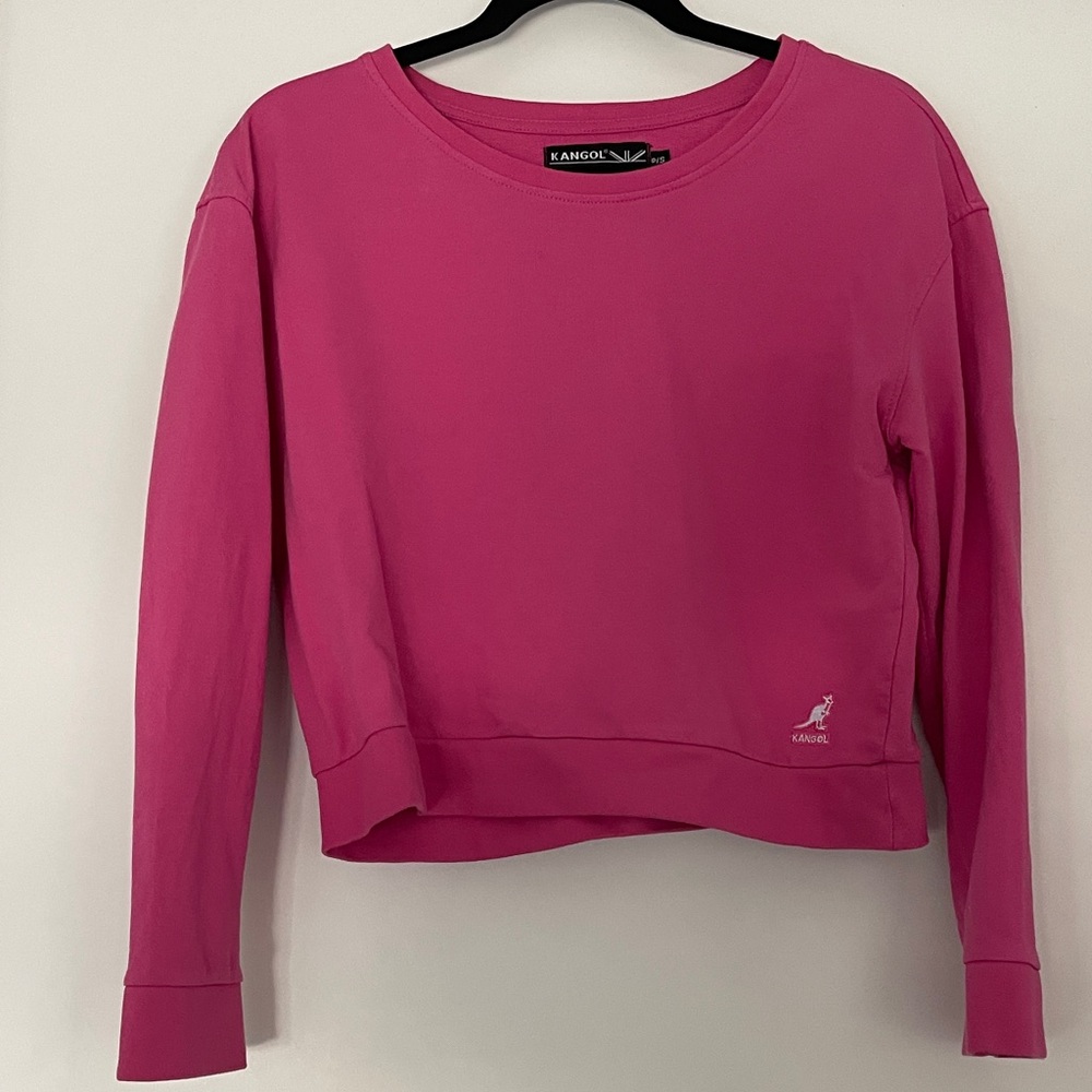 Kangol Women's cropped Sweatshirt S